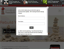 Tablet Screenshot of breakupfreedom.com